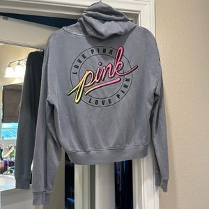 Zip up light weight hoodie by Pink